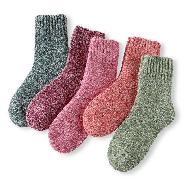 Breslatte Wool Socks for Women Thick Warm Socks Winter Socks for Women Thermal Socks Cabin Socks ... | Walmart (US)