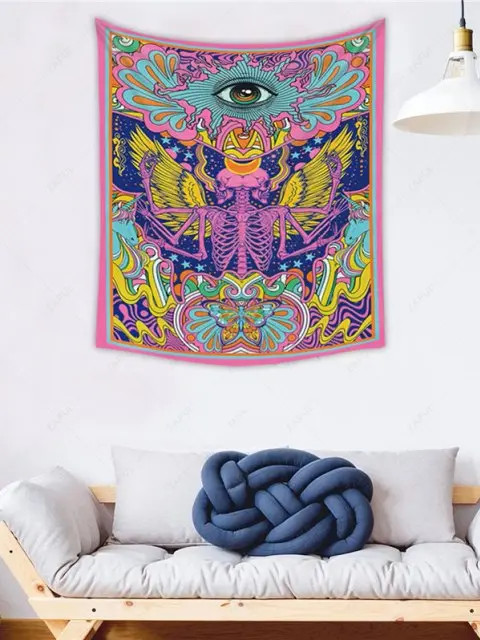Skull Print Tapestry | ZAFUL (Global)
