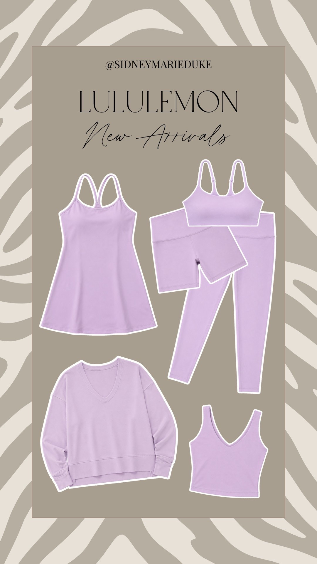New color alert!! Lilac Play is out now at Lululemon💜

I need all of these!!



New arrivals, summer outfits, summer dresses, active wear, matching sets, lavender, seasonal, sidneymarieduke

#LTKActive #LTKootd #LTKSeasonal