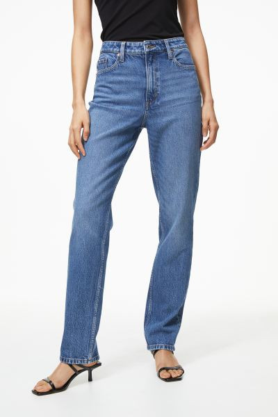 Slim Straight Ultra High Jeans | H&M (US + CA)