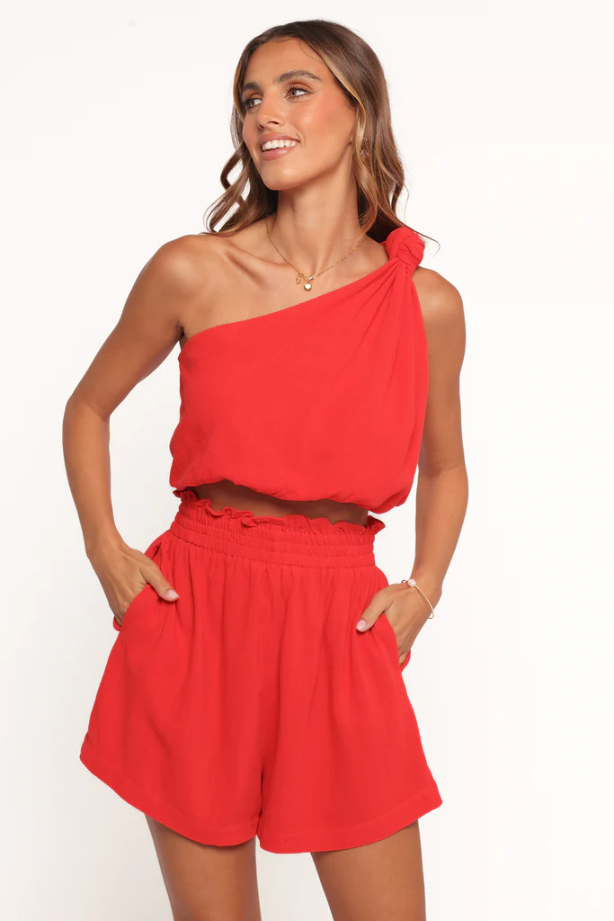 Sally Top & Short Set - Red | Petal & Pup (US)