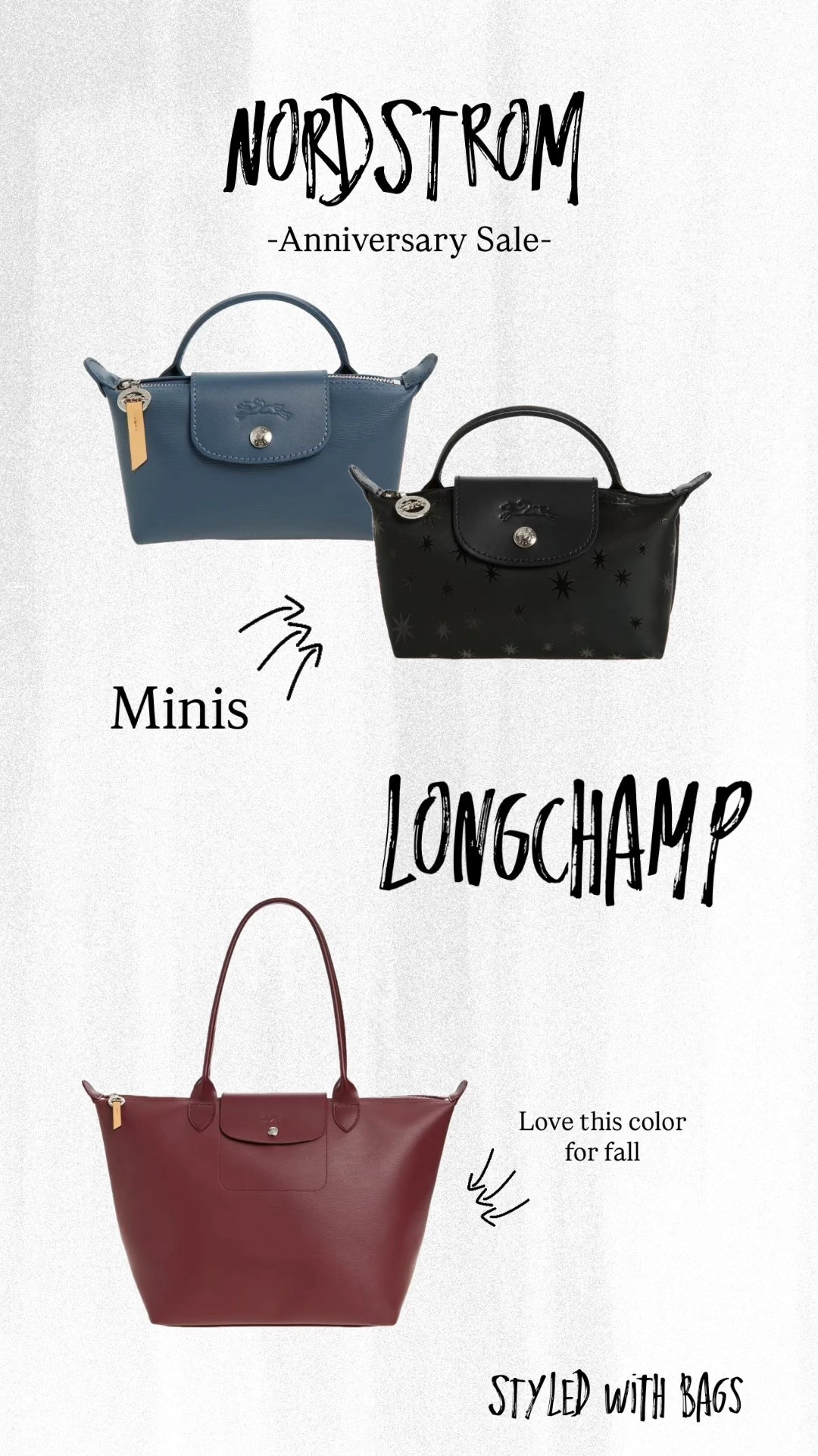 Nordstrom Anniversary Sale Longchamp bags

Mini bags, travel bags, Longchamp bags, Nordstrom Sale, sale bags, bags on sale at Nordstrom  

 

#LTKItBag #LTKSaleAlert