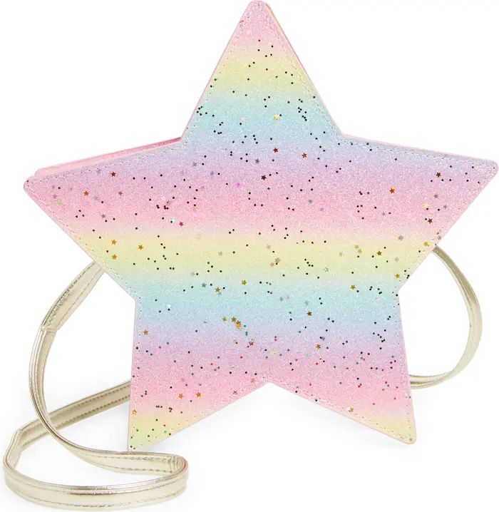Kids' Glitter Star Crossbody Bag | Nordstrom