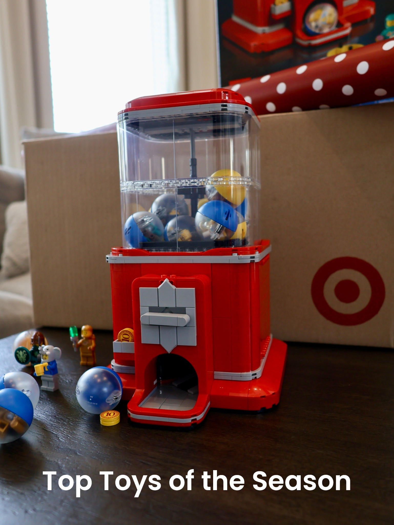 #ad Kicking off my new Built to Celebrate series featuring Top Toys of the Season from Target starting with this LEGO® Vending Machine that’s serving serious holiday magic. 🎄✨

It’s not just a toy. It’s a whole vibe. Here are a few fun ways to use it this season:

🍫 Add mini marshmallows and make it part of your hot cocoa bar.
🎯 Turn it into a favor station. Hang a tag that says “Take a Treat!”
🎲 Use it for family game night with prizes or dares inside each capsule.
🎁 Or wrap it up as a gift that’s equal parts fun and unforgettable.

It’s a gift, decor piece, and holiday memory-maker all in one. Built to Celebrate.

Stay tuned for Part 2 where I’ll show you the next top toy in the lineup.
#Target #TargetFinds #TargetPartner #Toys #lego #HolidayHosting #legogifts #BuiltToCelebrate #holidaygiftguide

#LTKKids #LTKGiftGuide #LTKHoliday