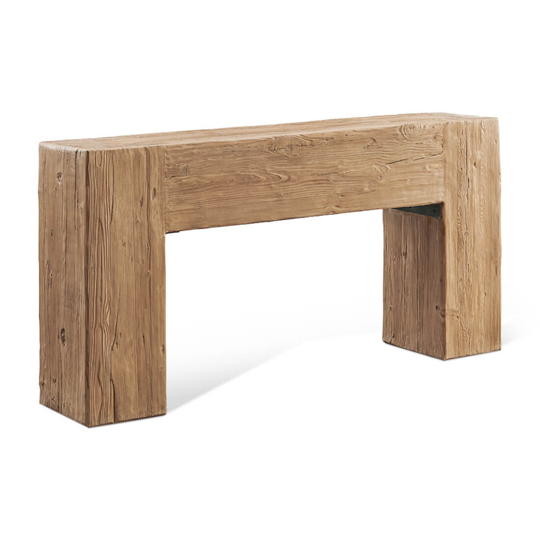 EM Wabisabi Rustic Natural Reclaimed Wood Console Table - 5ft / Reclaimed Wood Natural | Eternity Modern