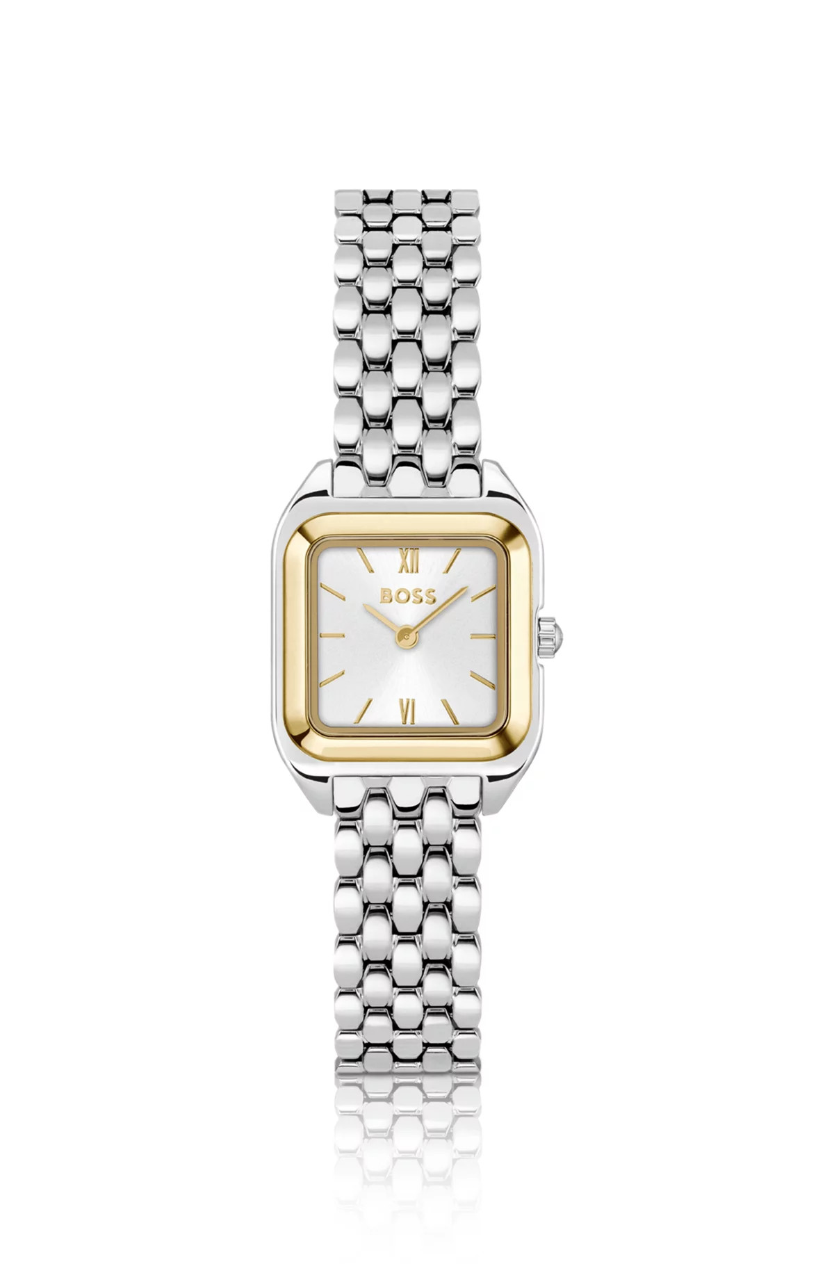 Silver-effect watch with silver-white dial | Hugo Boss (US)