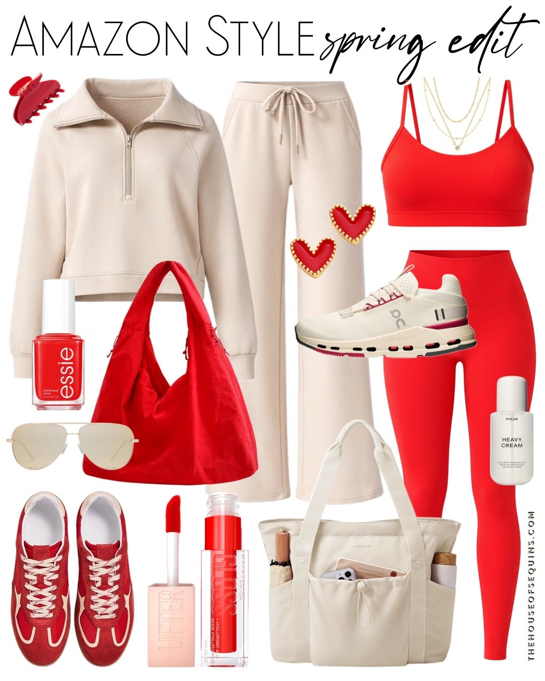 Shop Amazon spring outfit finds! Athleisure matching sets, Spanx AirEssentials look for less, seamless leggings, alohas sneakers, on cloud sneakers, nylon tote bag, beauty favorites, travel outfit

Follow my LTK @thehouseofsequins on the @shop.LTK app to view this post and get my exclusive app-only content!

#liketkit #LTKmomlife #LTKOver40 #LTKActive
@shop.ltk
https://liketk.it/5UhfX