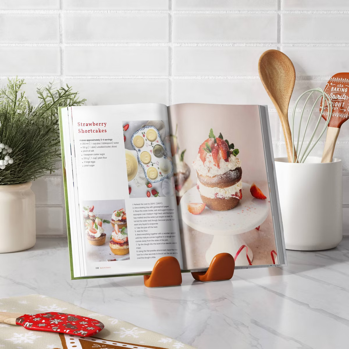 Christmas Gingerbread Man Stoneware Cookbook Holder - Wondershop™ | Target