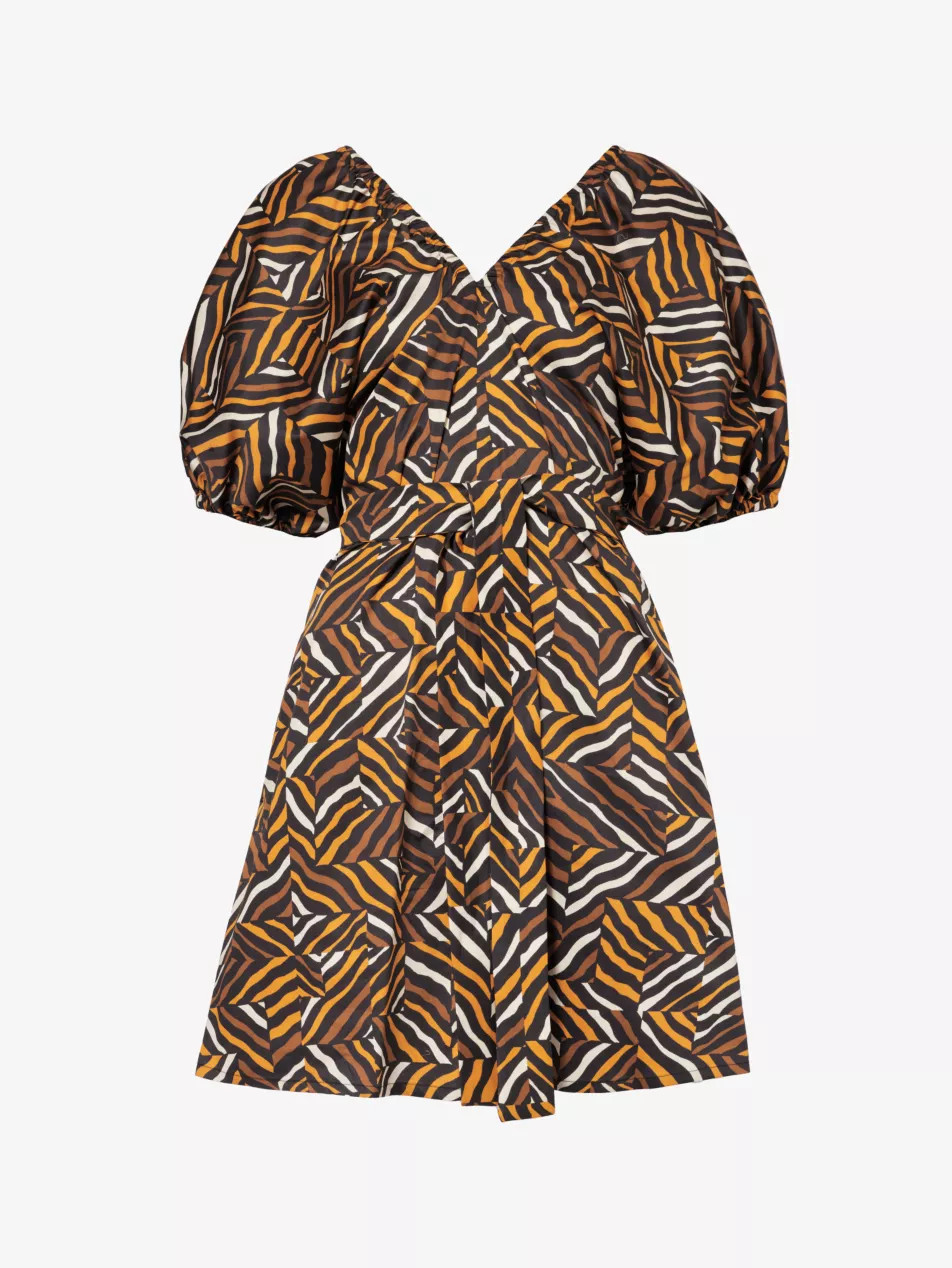 Curvone graphic-print stretch-cotton mini dress | Selfridges