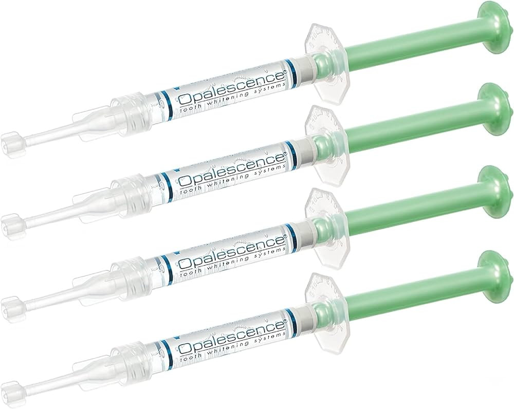 Opalescence 15% Gel Syringes Teeth Whitening Refill Kit - Low Sensivity (4 Syringes) - Cool Mint ... | Amazon (US)