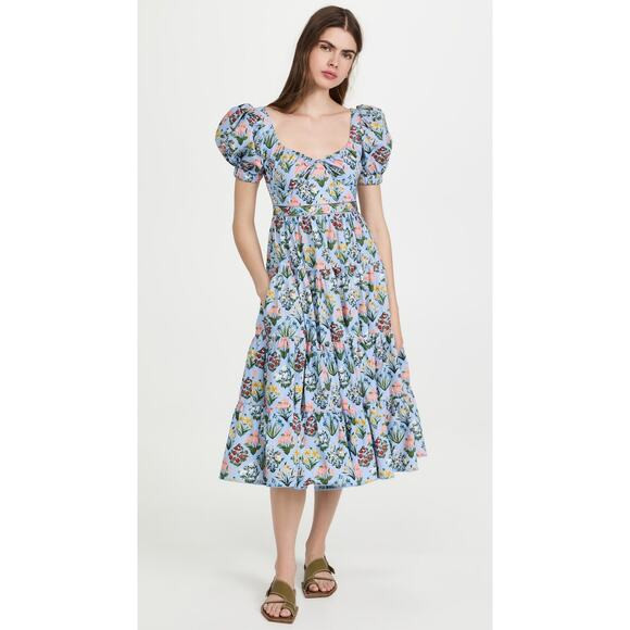 Agua By Agua Bendita Palmera Magdalena Dia Midi Dress - S | Poshmark