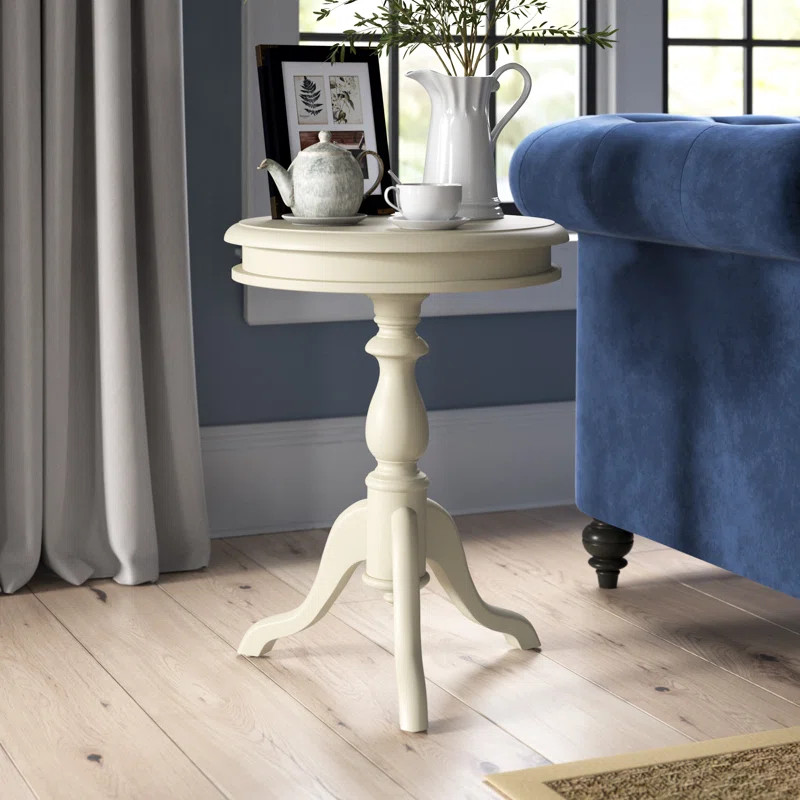 25.25'' Tall Pedestal End Table | Wayfair North America