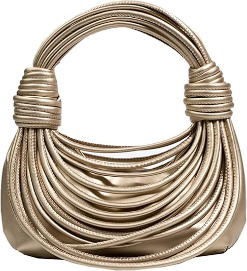 knotted woven tote bag handbag for women Woven Handbag Purse for Women Handwoven Satchel Clutch P... | Amazon (US)