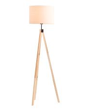 61in Verdantia Tripod Wooden Floor Lamp | TJ Maxx