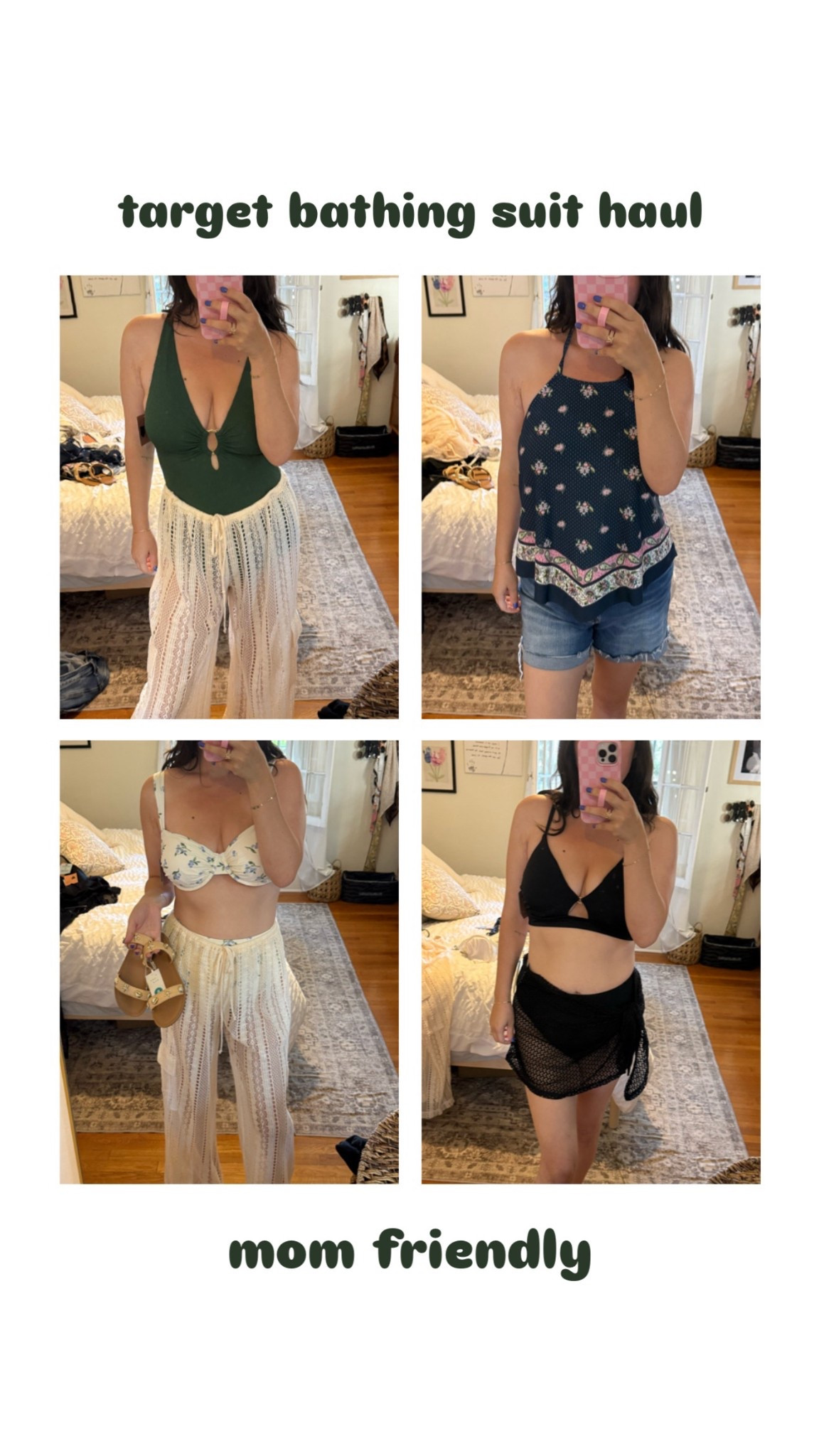 Mom friendly bathing suits from target! 

#LTKShoeCrush #LTKSwim #LTKFamily