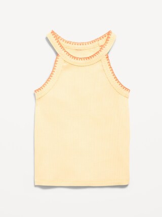 Fitted Halter Tank Top for Toddler Girls | Old Navy (US)