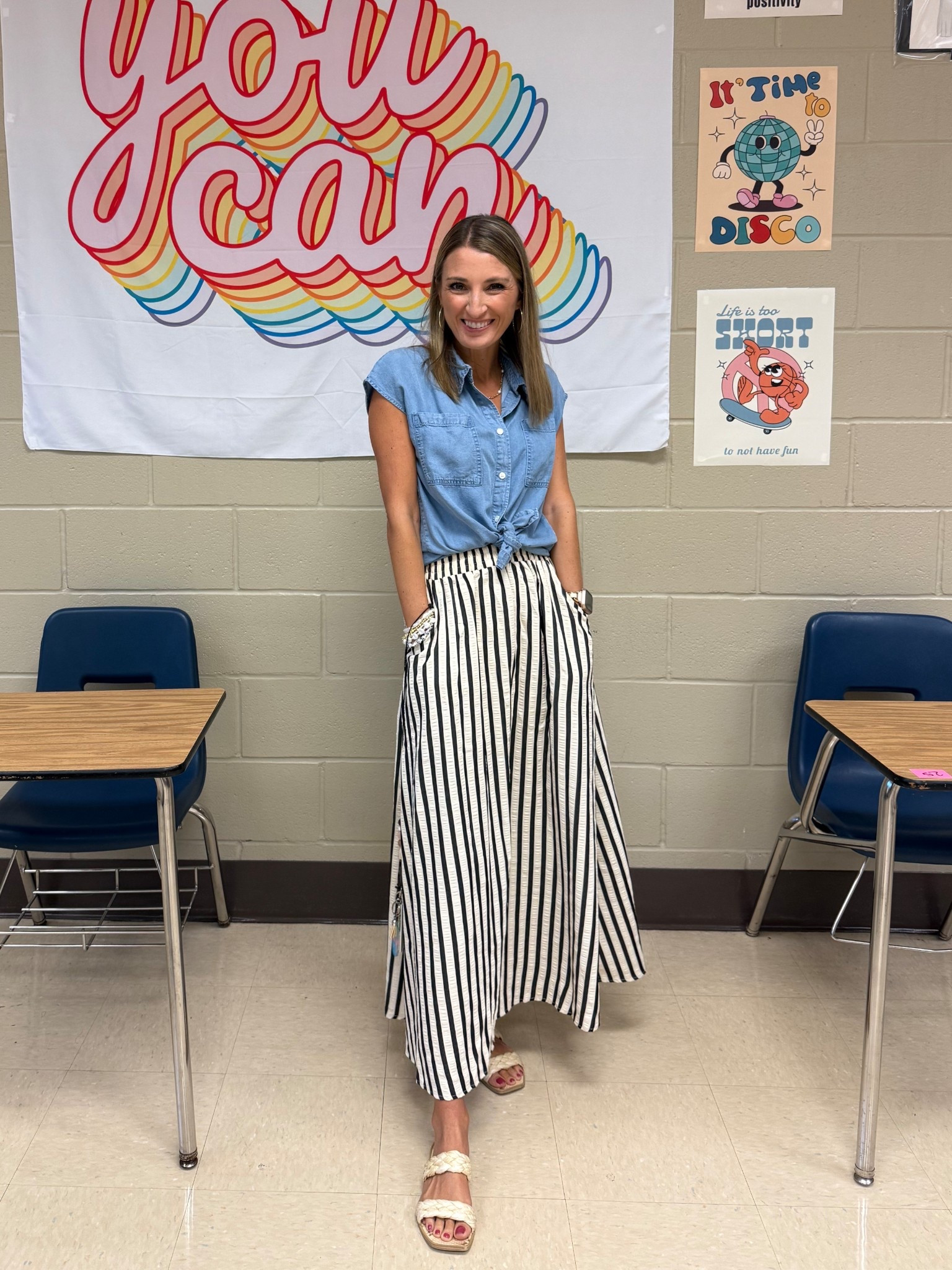 And it has POCKETS!! Teacher style win! 

#LTKPetite #LTKFindsUnder50 #LTKWorkwear