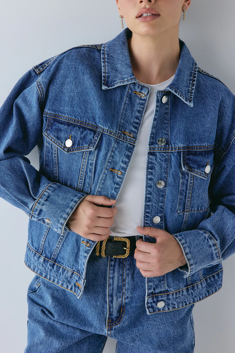 Yuki Denim Jacket Blue | VRG Grl