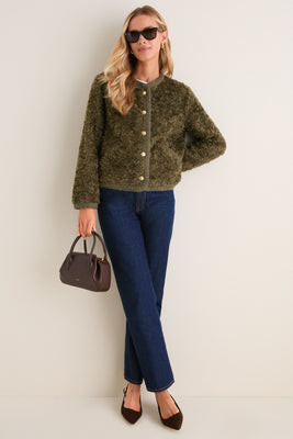 Olive Sherpa Camden Jacket | Tuckernuck (US)