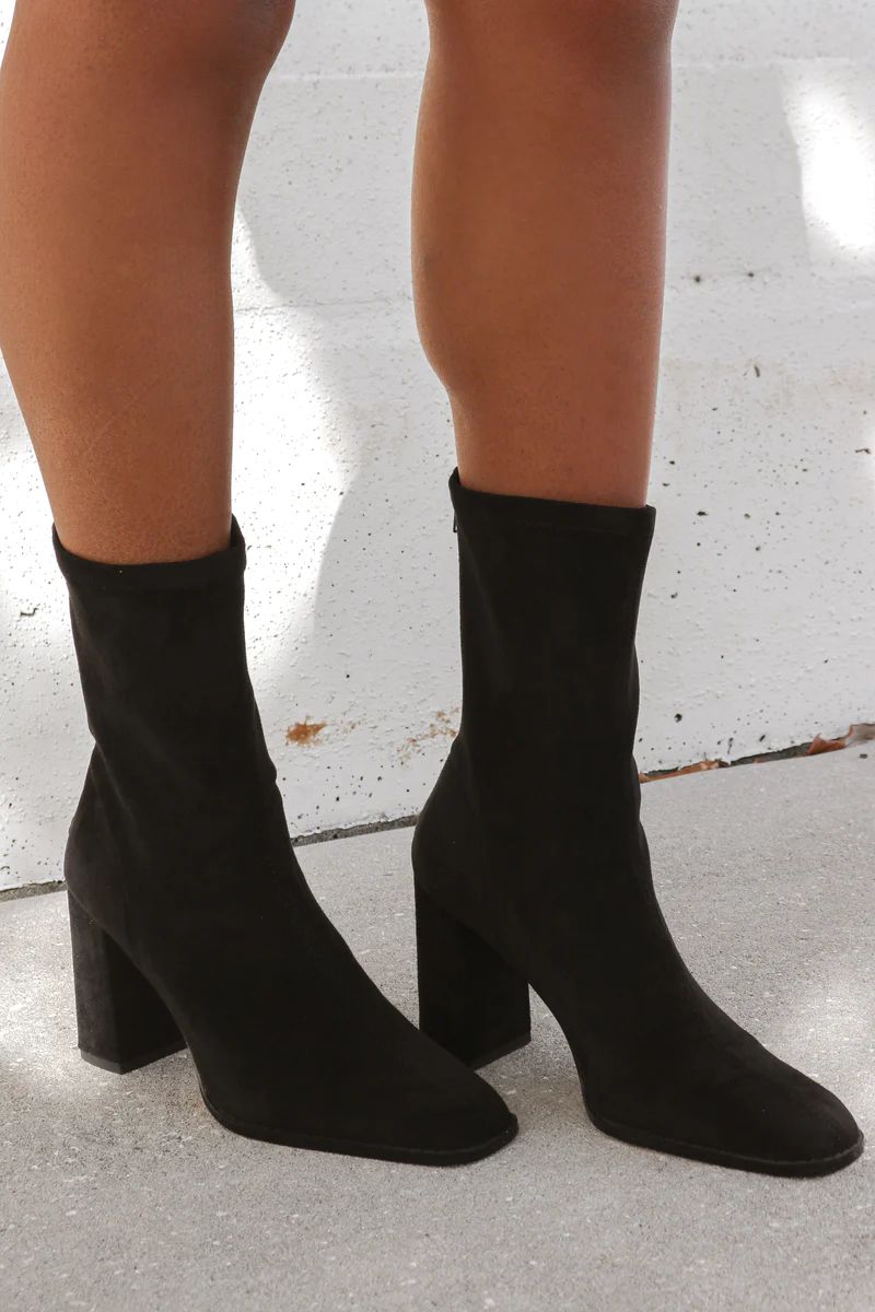 Camille Boot in Black | lauren nicole