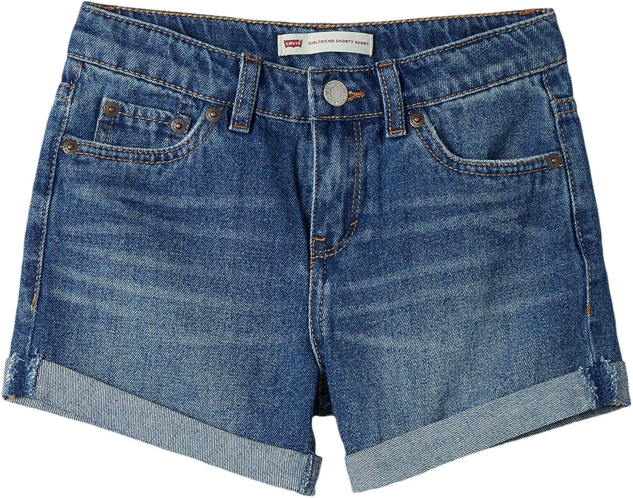 Girls' Girlfriend Fit Denim Shorty Shorts | Amazon (US)