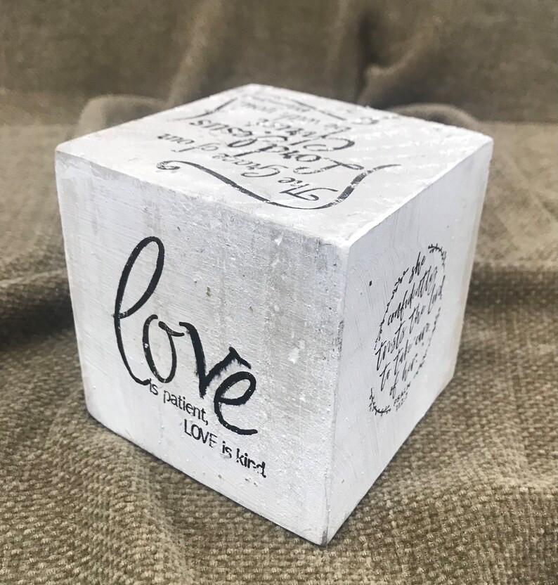 Wooden Scripture Block - Etsy | Etsy (US)