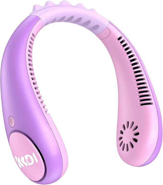 Kids Portable Neck Fan, Bladeless Fan for Kids, Safe Kids Rechargeable Cooling Fan for 4-14Y Girl... | Amazon (US)