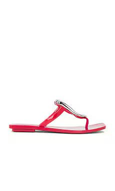 Jeffrey Campbell Linques-j Sandal in Red Shiny Silver from Revolve.com | Revolve Clothing (Global)