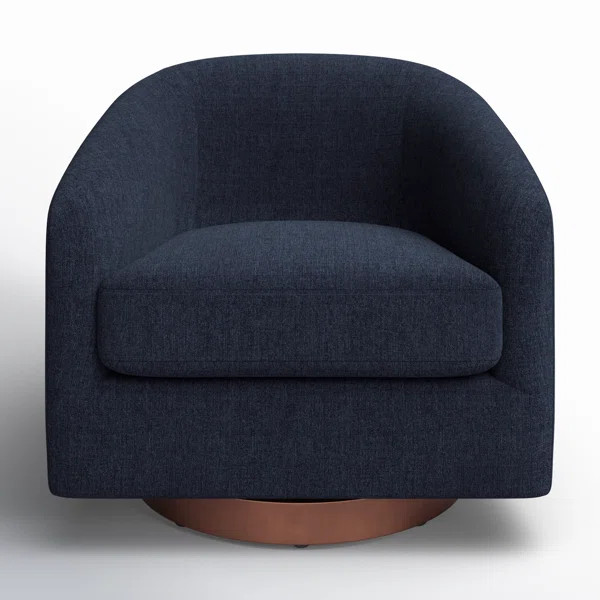 Bennett Upholstered Swivel Barrel Chair | Wayfair North America