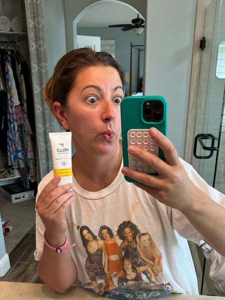 4.8 stars on ulta with over 1500 reviews!! Okay I may be a convert now. It cosmetics hello sunshine invisible hydrating serum sunscreen with SPF 50 and hyaluronic acid  

#LTKFindsUnder50 #LTKBeauty #LTKFamily