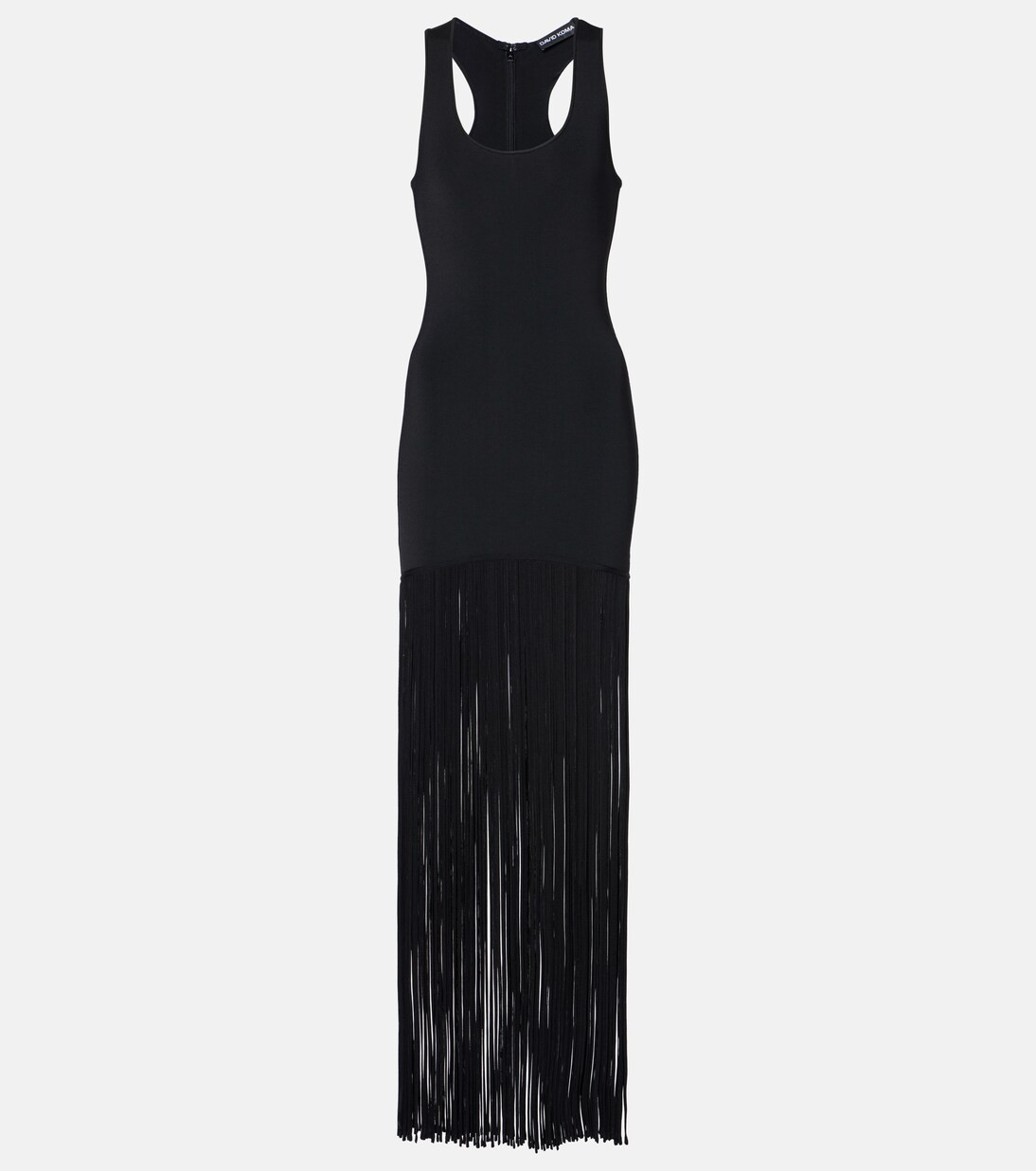 Fringed knitted maxi dress | Mytheresa (US/CA)