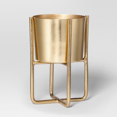 Elevated Indoor Planter - Gold - Project 62™ | Target