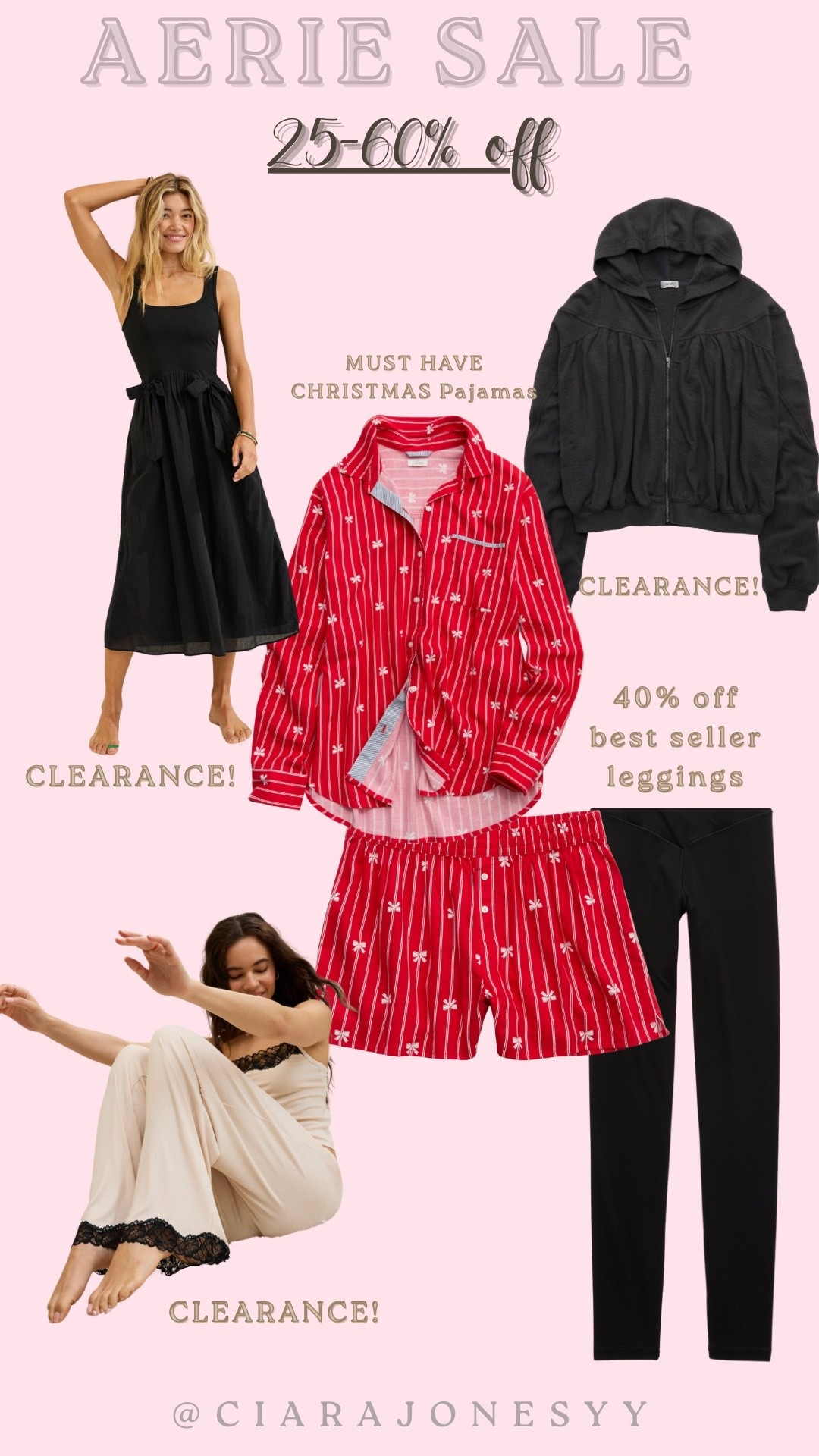 Last day for the Aerie fall sale! ALL leggings 40% off (including best seller cross waisted AND flare 🤤)  Aerie sale - Christmas pajamas - comfy wear - clearance - winter wear 🤍♥️

#LTKSaleAlert #LTKHoliday #LTKFindsUnder50