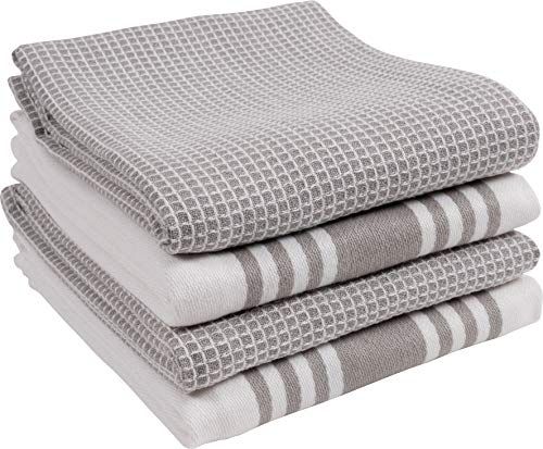 KAF Home Kitchen Towels, Set of 4 Absorbent, Durable and Soft Towels | Perfect for Kitchen Messes an | Amazon (US)
