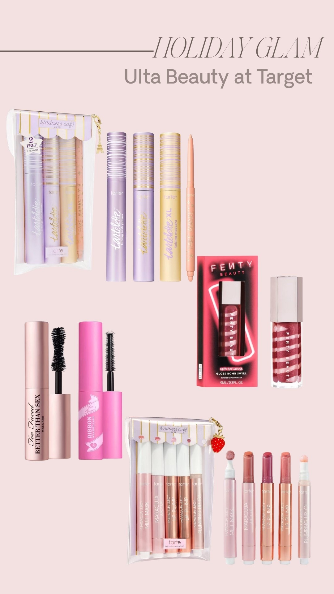 Five minute holiday glam! For me it’s all about lashes that pop and lips that are ready for all the festive fun! I found the best gift sets at Ulta Beauty at Target - so I can keep a few things for myself and gift the rest - all of our favorite brands included!


@Target @ultabeauty #ad #TargetPartner #target #targetstyle #ultabeautyattarget #ultabeauty
@shop.ltk




#LTKGiftGuide #LTKBeauty #LTKHoliday