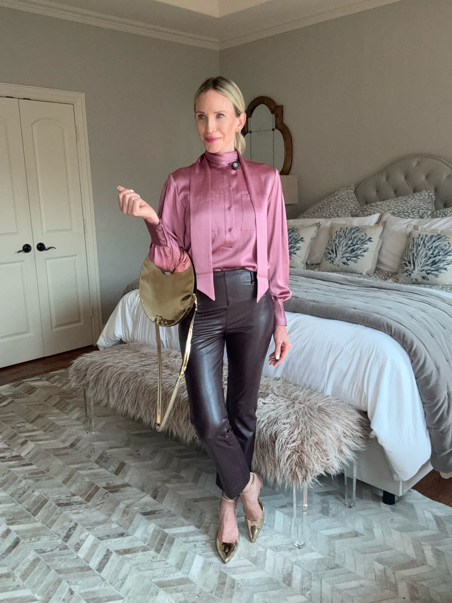 Love the beautiful fall transition outfit perfect for work/office look, date night and more!!!
Code: megan15 saves on INEZ SHOES.
Code: FVMEGAN15 saves on Frances Valentine handbag.

#LTKSeasonal #LTKOver40 #LTKShoeCrush