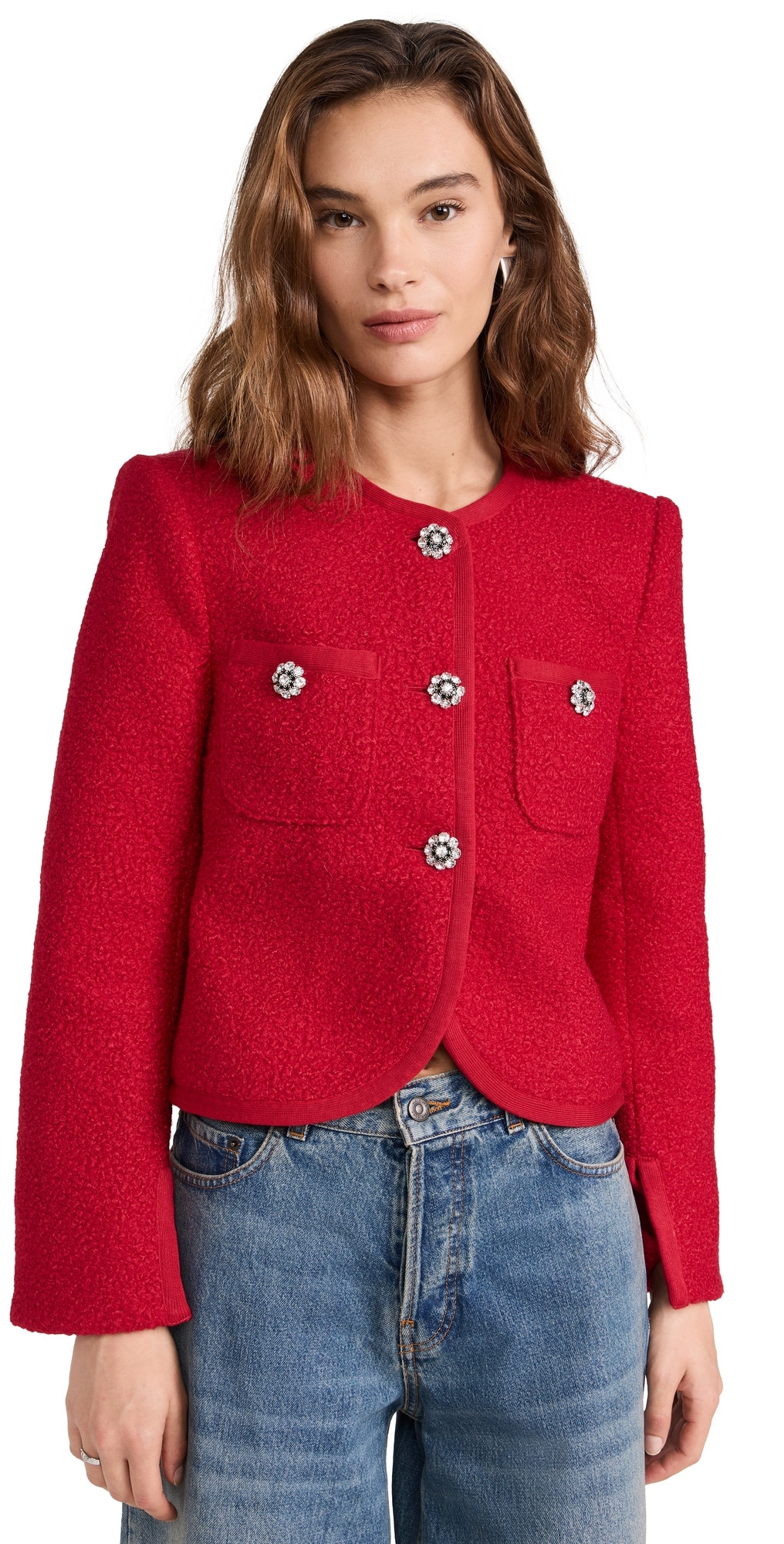 Cinq à Sept Junia Jacket Berry Fizz 14 | Shopbop