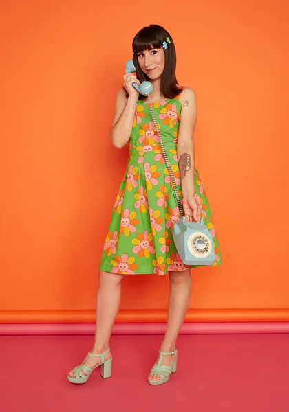 ModCloth x Marisol Muro Nothing Beats Pleats Fit And Flare Dress | ModCloth