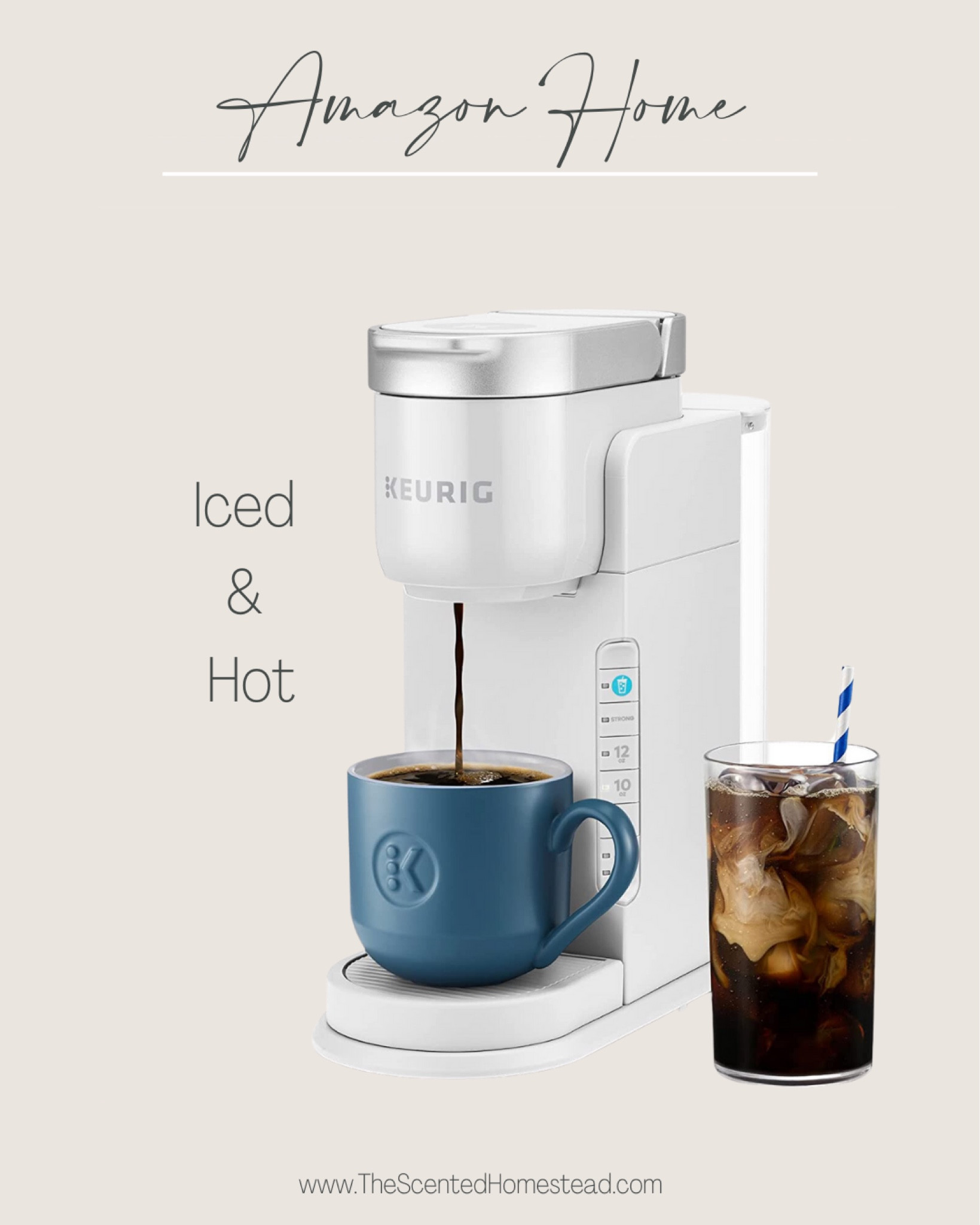 Iced Coffee Maker from Amazon, Prime one day delivery, Keurig K-Cup iced coffee, brew over ice. @amazon #kitchen 

#LTKhome #LTKunder100 #LTKFind