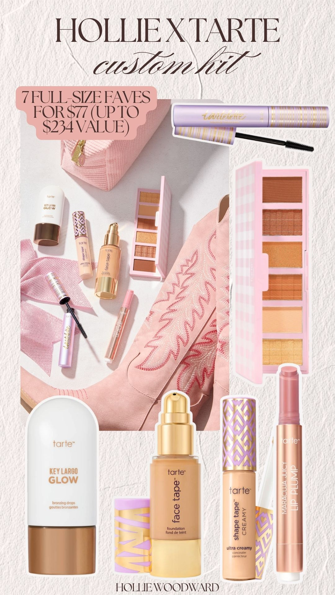 From 5/12–5/17, you can build a custom kit with 7 full-size faves for $77 (up to $234 value) !!!

shades:
mascara- black
bronze drops- bronze glow
lip- cherry blossom
face tape- medium tan
concealer- light neutral


@tartecosmetics #tartepartner #ad

#LTKSaleAlert #LTKBeauty