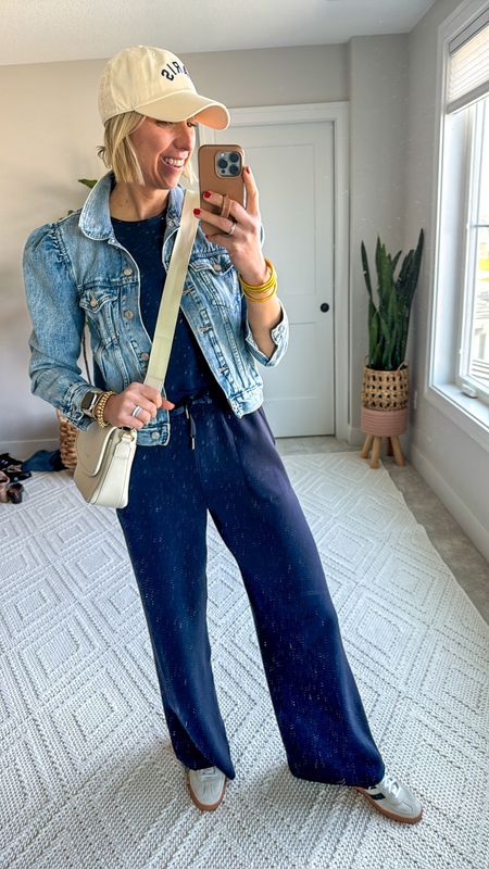 My mom on the go look for today for errands + coffee walking date with a friend! 

I’m wearing my tts small tall in this insanely comfortable jumpsuit! 
Use my code: SARAHKELLYXSPANX for 10% off + free shipping 

#LTKActive #LTKover40 #LTKstyletip