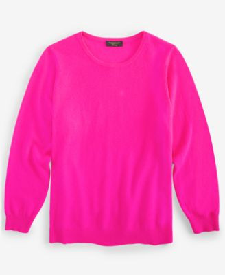 Charter Club Plus Size 100% Cashmere Crewneck Sweater, Created for Macy's - Macy's | Macy's