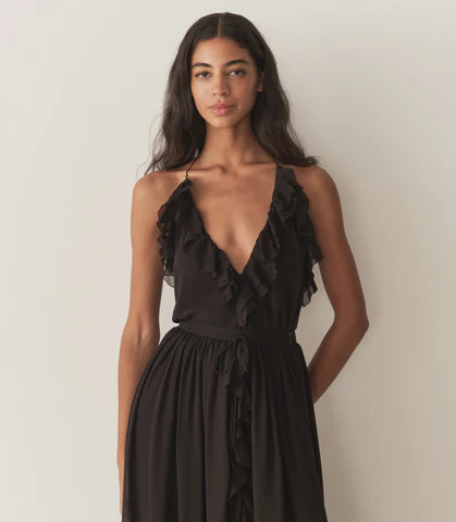 D�?EN Emmelie Top -- Black - Size - M Feminine Victorian | DOEN