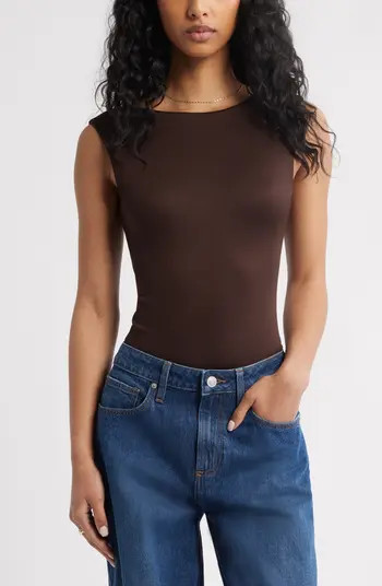 BP. Open Back Butter Rib Bodysuit | Nordstrom | Nordstrom