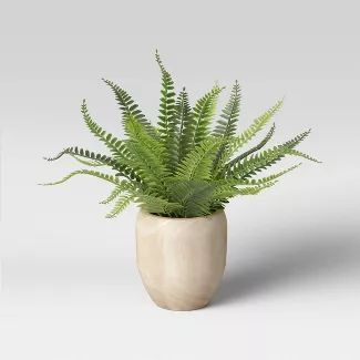 13&#34; x 14&#34; Artificial Fern Arrangement in Pot - Threshold&#8482; | Target