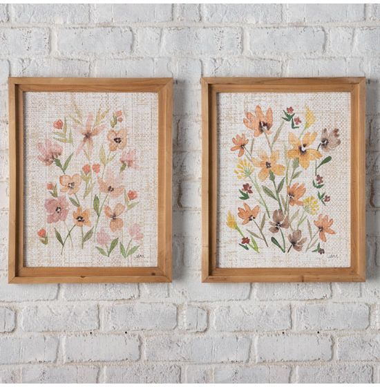 Country Grace Wood Framed Floral Art | Rod's Western Palace/ Country Grace