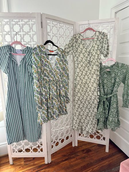 A collection of green spring dresses

#LTKSeasonal #LTKstyletip