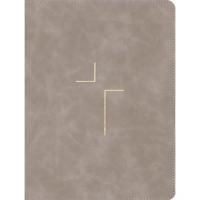 The Jesus Bible, NIV Edition, Leathersoft, Stone, Comfort Print - by  Zondervan (Leather Bound) | Target