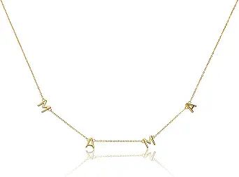 Benevolence LA Mama Necklace Dainty Necklace, 14k Gold Dipped Necklaces For Women, Gifts for Mom ... | Amazon (US)