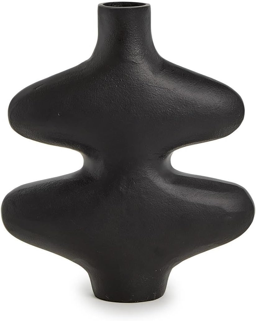 Two's Company Silhouette Black Vase, 12.5-inches Height, Aluminum, Home Decor Accessories, DGV002 | Amazon (US)